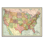 USA Map (13.75"W x 10"H)