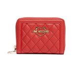 Quilted Leather Wallet V3 // Red