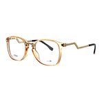 Women's Square Glasses // Transparent Peach