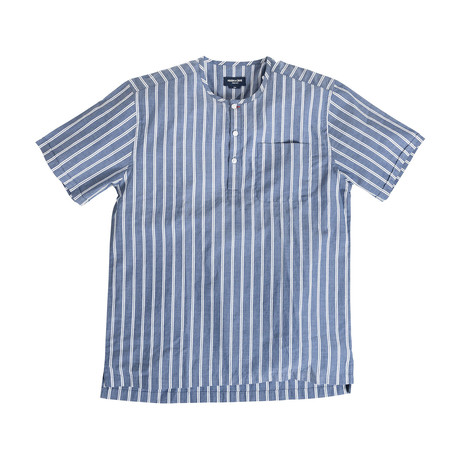 Monterosso // Indigo Blue + White Stripes (X-Large (Broad))