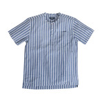 Monterosso // Indigo Blue + White Stripes (Large (Athletic))