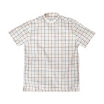 Stavro // Cream + Red + Blue Check (X-Large (Broad))