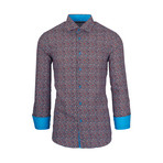 Antoine Casual Short-Sleeve Button-Down Shirt // Multicolor (3XL)