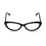 Gucci // Women's GG3566-W6Z 52 Optical Frames // Black + Gold Diamond