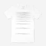 Line Wave Tee // White (L)