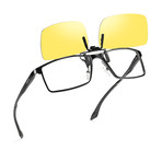 Clip on Sunglasses // HUANGSEJ3039 // Yellow