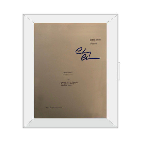 Framed Autographed Script // Caddyshack
