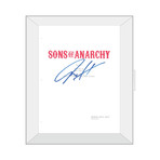 Framed Autographed Script // Sons of Anarchy