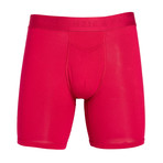 48H-Go Horizontal Fly Boxer Briefs // Persian Red (S)