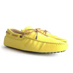 Suede Gommini Loafers // Yellow (UK: 7.5)
