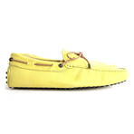 Suede Gommini Loafers // Yellow (UK: 8)