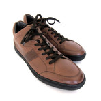 Polacco Sport Leather Sneakers // Brown (UK: 10.5)
