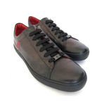 Allacciato Leather Sneakers // Brown (UK: 7)