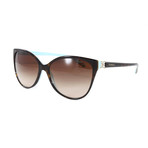 Tiffany & Co. // Women's TF4089B Sunglasses // Havana Blue