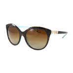 Tiffany & Co. // Women's TF4133 Polarized Sunglasses // Havana Blue