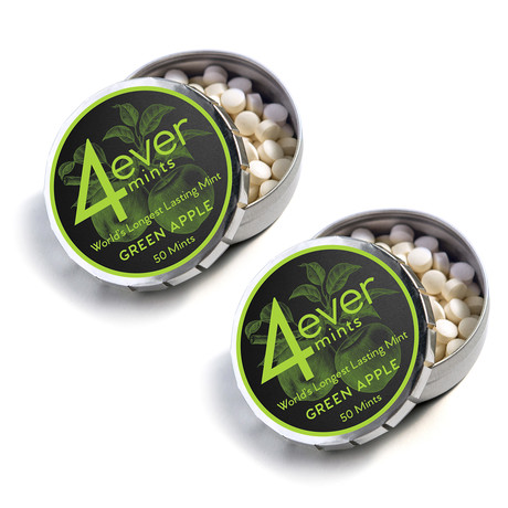 4everMints // Green Apple // 50 ct Tin // Set of 2