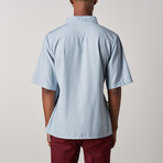Grayson Wrap Shirt // Light Blue (XS)