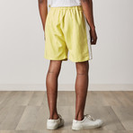 Griff Shorts // Yellow + White (XXS)