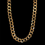 10K Gold Cuban Chain Necklace // 9.5mm (24")