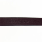 Leather Two Loop Bracelet // Brown