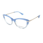 Women's SF2731 Optical Frames // Striped Blue