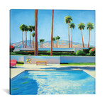 Palm Springs Pool // Ieva Baklane (18"W x 18"H x 0.75"D)