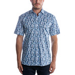 Hazard Short Sleeve Shirt // Blue (XS)