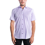 Lagos Short Sleeve Shirt // Purple (S)