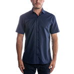 Lagos Short Sleeve Shirt // Navy (XS)