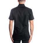 Lagos Short Sleeve Shirt // Black (S)