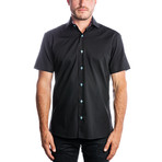 Lagos Short Sleeve Shirt // Black (M)