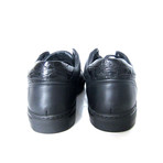 Brioni // Crocodile Trim Leather Sneakers // Black (US: 8)