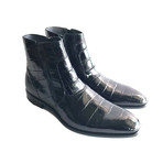 Mezlan // Alligator Skin Belucci Boots // Black (US: 9.5)