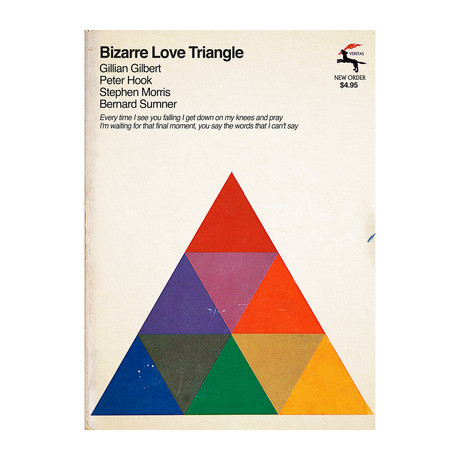 New Order "Bizarre Love Triangle" (8.5"W x 11"H)