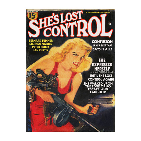 Joy Division "She's Lost Control" (8.5"W x 11"H)