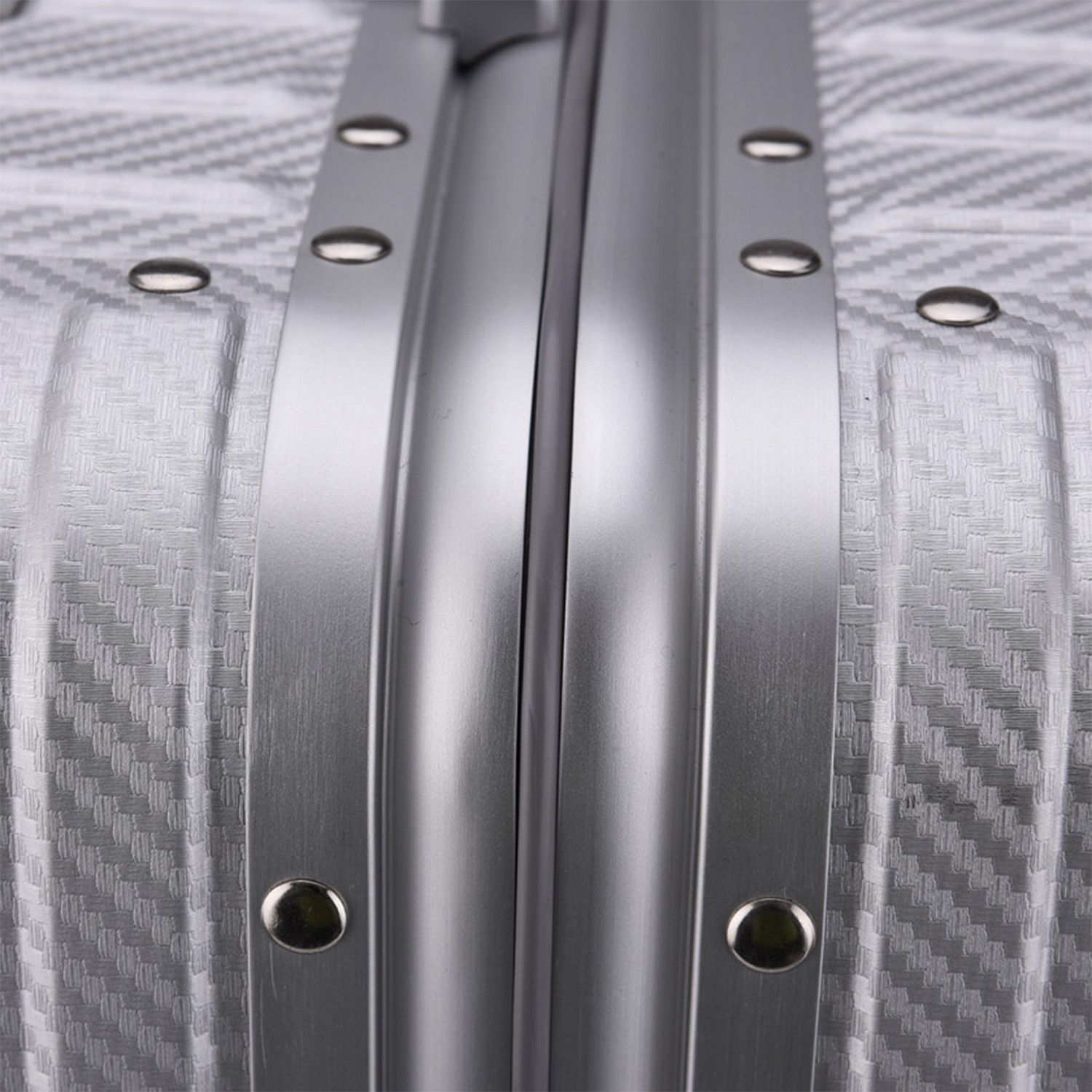 TREK Aluminum Suitcase Silver
