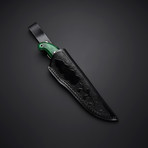 Fixed Blade Damascus Steel Hunting Knife // HB-0462
