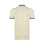 Kelton Short Sleeve Polo Shirt // Gray + Yellow (XL)