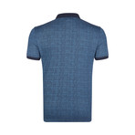 William Short Sleeve Polo Shirt // Navy + Blue (3XL)