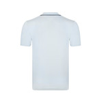 Gabriel Knitwear Polo Shirt // Light Blue (XS)