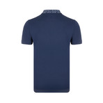 Pasiley Collar Polo Shirt // Navy (L)