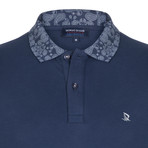 Pasiley Collar Polo Shirt // Navy (XL)