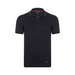 Landin Knitwear Polo Shirt // Black (M)