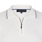 Demarion Knitwear Polo Shirt // Ecru (M)