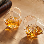 Diamond Whiskey Glasses (Set of 2)