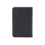 Smooth Sheen 100% Leather Card Holder // Black