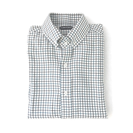 Checkered Dress Shirt // Multicolor (US: 15.5R)