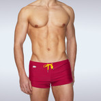 Lazio Swim Shorts // Burgundy (XL)