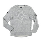 Maddox Marled French Terry Crewneck Sweatshirt // Heather Grey (L)