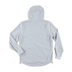 Carlton Hooded Zip Up Jacket // Light Grey (L)